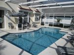 Plenty of space for the group at the pool